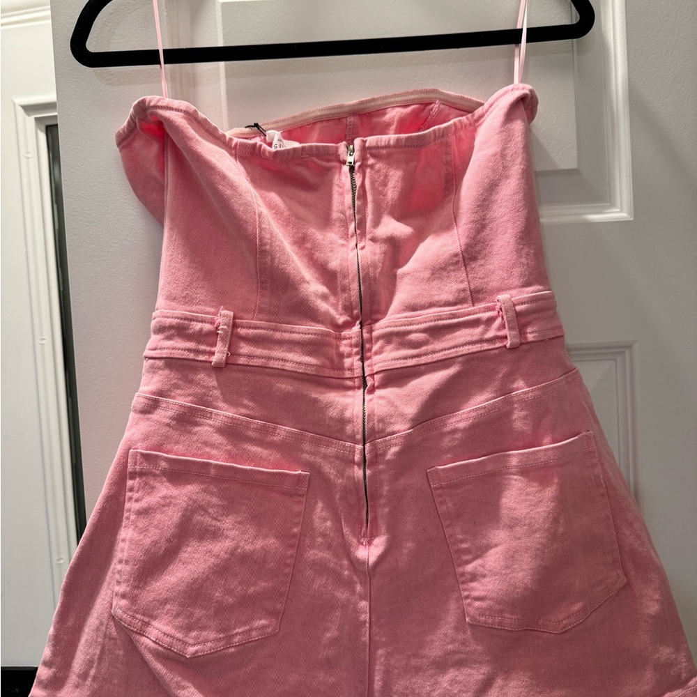 Le Lis Blush Strapless Playsuit - Picture 6 of 6